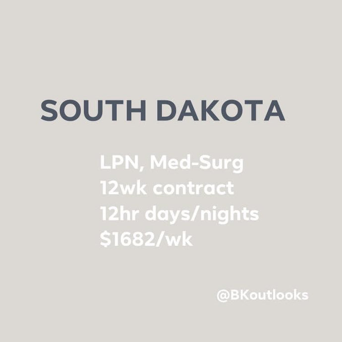 South Dakota - Travel Nurse (LPN, Med-Surg)