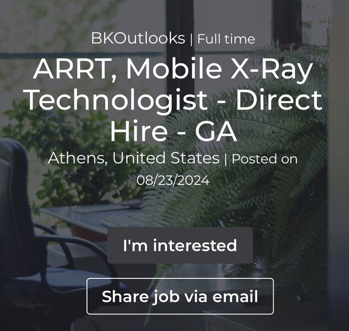 ARRT, Mobile X-Ray Technologist - Direct Hire - GA