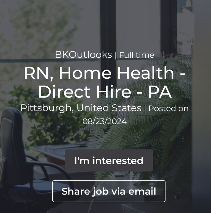 RN, Home Health - Direct Hire - PA