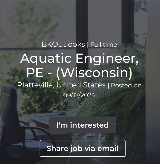 Aquatics Engineer, PE - (Wisconsin)