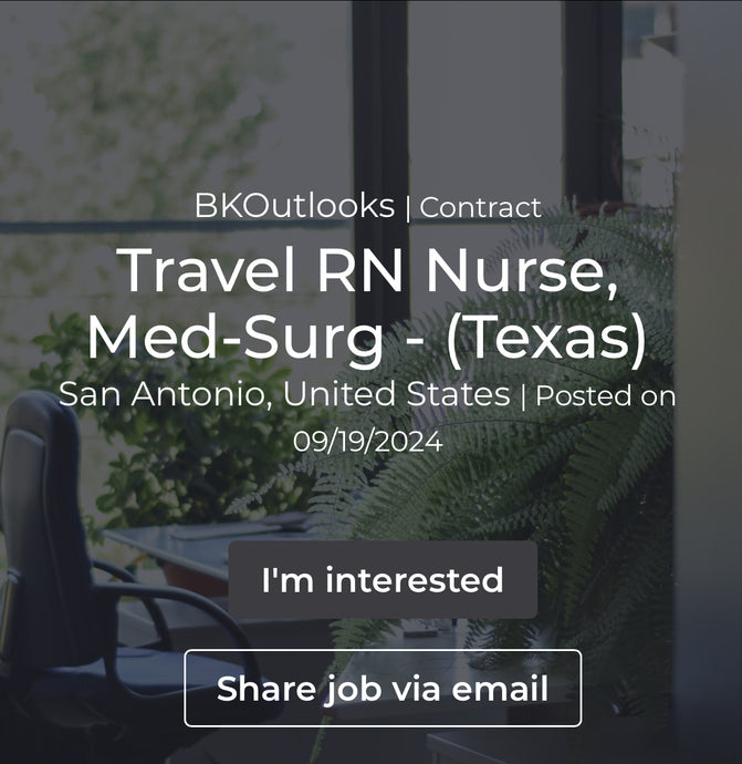 (multiple) - Travel RN Nurse, Med-Surg - (Texas)