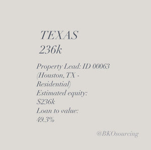 Property Lead 00063 - Texas - Houston - 236k - 49.3% - 2024-02AUG - with comparables